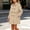 Khaki, variant on Sevevn Girls Double Breasted Trench Coat Lapel Collar Epaulet Ruffle Hem Windproof Casual Kids Outerwear Jacket