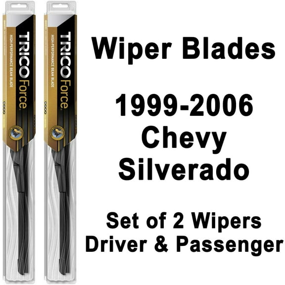 Silverado Wiper Blades (Set of 2) 1999 2000 2001 2002 2003 2004 2005 2006