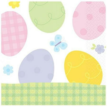Eggstravaganza Egg Hunt Colorful Easter Holiday Party Paper Luncheon Napkins
