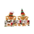 thumbnail image 3 of Pack of 5 Christmas Gingerbreads Man Ornament Festival Tree Decorations Holiday Hanging Charm for Household Use, 3 of 11
