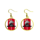 thumbnail image 1 of La guerra nunca cambia Ear Dangle Golden Drop Earring Jewelry Mujer Unbranded M, 1 of 3