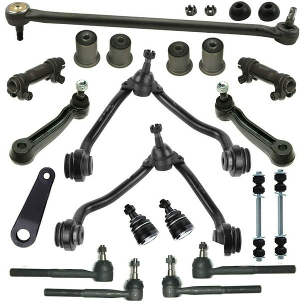 20 Pc Complete Suspension Kit Tie Rod Linkages Upper Control Arms Lower