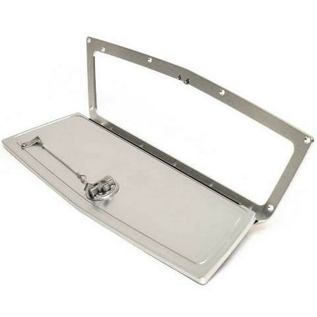 MasterCraft Boat Glove Box Door 589955 | 20 3/8 x 6 3/4 Inch Aluminum