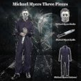 thumbnail image 4 of Michael Myers Costume With Blood Knife Halloween Cosplay Mask Michael Myers Jumpsuit For Adult, 4 of 5