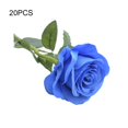 thumbnail image 3 of 20 Pieces/Kit Fake Roses Portable Solid Color Simulation Household Wedding Party Artificial Flower Branch Photography Prop, 3 of 10