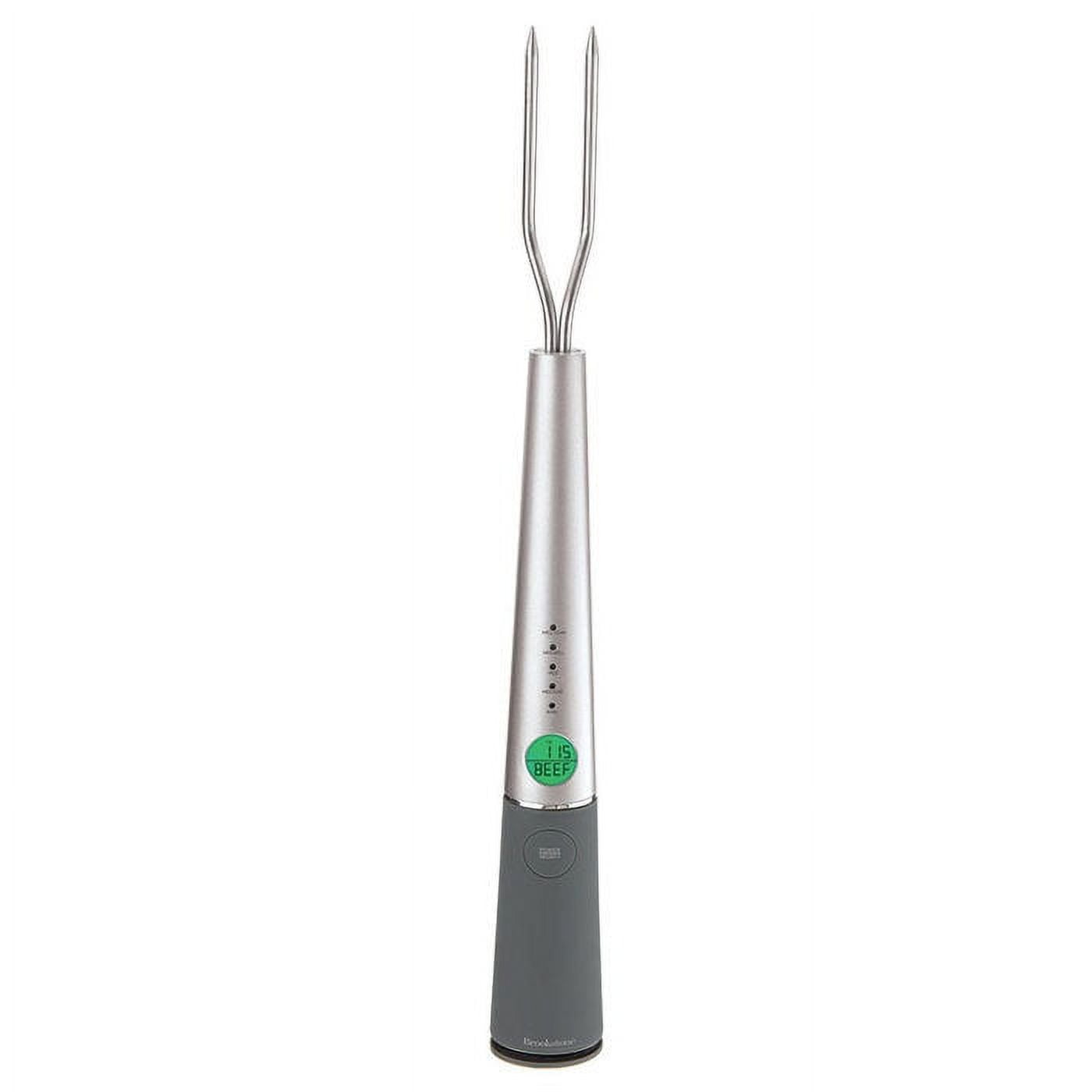 Brookstone Chef's Fork w/ Digital Thermometer Doneness Levels for