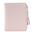 thumbnail image 2 of Cadorn PU Leather Card Holder Women's Fashion Short Wallet with Zip Pocket Casual Simple Style for Work Travel Shopping Grocery Essentials, 2 of 3