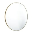 thumbnail image 6 of DecMode 36" x 36" Gold Wall Mirror with Thin Frame, 6 of 12