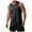 Black, variant on Afdoent Men's Tank Top Male Summer Outdoor Sports Fitness Running Breathable Loose Sleeveless Crew Neck Vest Comfortable