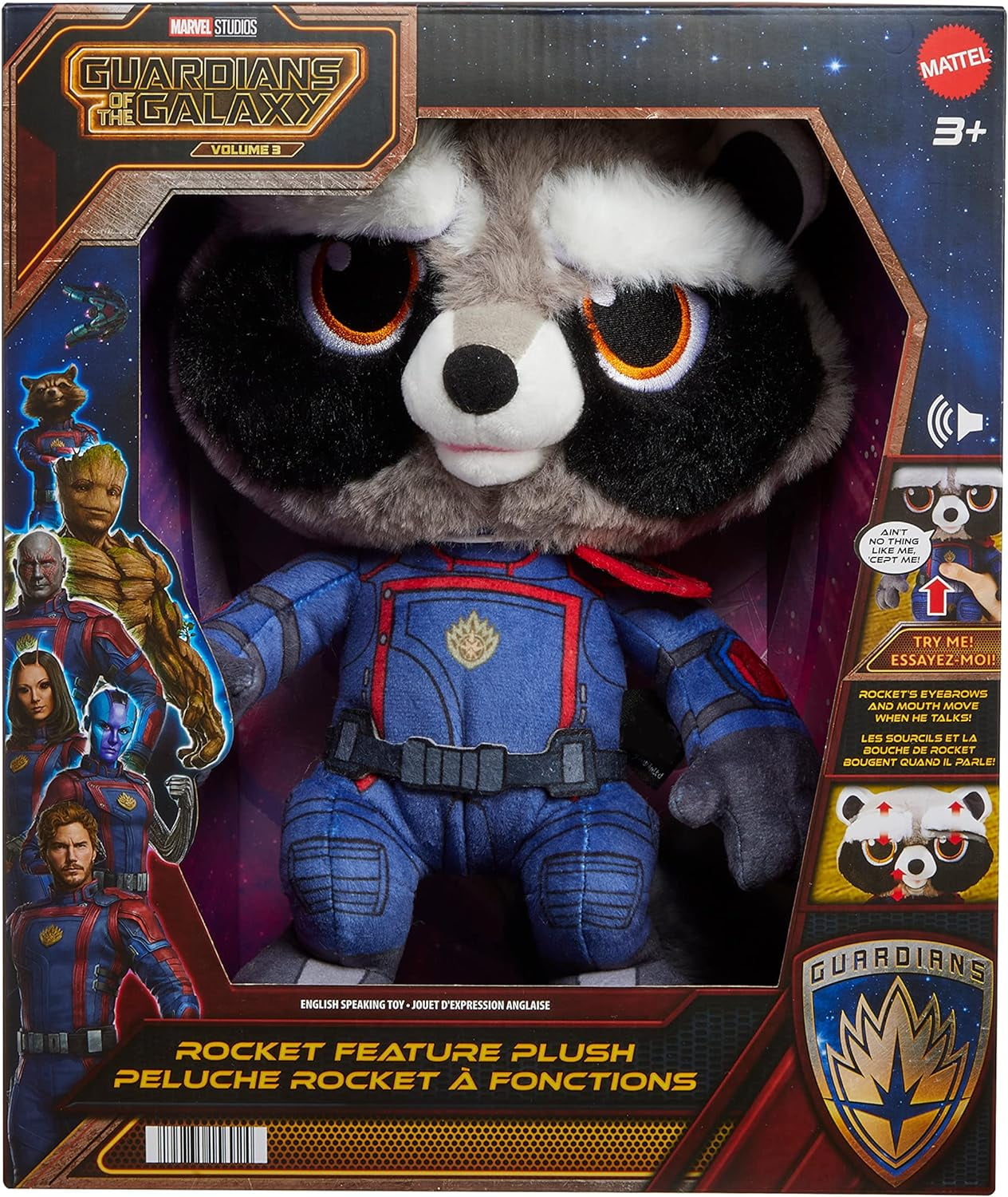 Marvel Mini peluche Avengers Rocket 20 cm