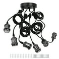 thumbnail image 1 of 6 Arms Ajustable DIY Ceiling Spider Lamp Holder Retro Beautifully Classic Spider Pendent Lamps Holder, 1 of 7