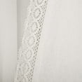 thumbnail image 3 of Rosalie Fenêtre Rideaux Blanc 54x108 Ensemble, 3 of 4