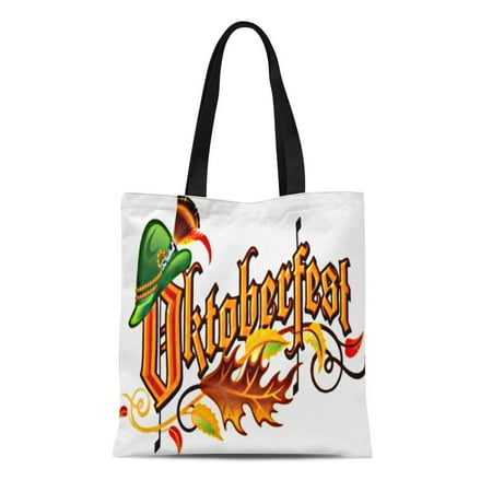 LADDKE Canvas Tote Bag Oktoberfest-Shirts Oktoberfest German 2009 2010 Funny Reusable Handbag Shoulder Grocery Shopping Bags