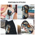thumbnail image 6 of Bingfone Dog Guitar Starry Night Print Sunglasses Case Portable Travel Zipper Eyeglasses Case With Hook, 6 of 6