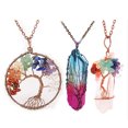 thumbnail image 1 of Guardurnaity Collar de árbol de la vida de 3 uds., colgantes colgantes elegantes y elegantes, conjunto de collares de cristal, regalos del Día de San Ropa, zapatos y accesorios Miscelánea Guardurnaity AP009462-00, 1 of 6