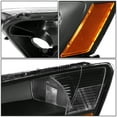 thumbnail image 7 of DNA Motoring For 03-07 Honda Accord LED DRL JDM Black Amber Headlight Lamps Pair, 7 of 7