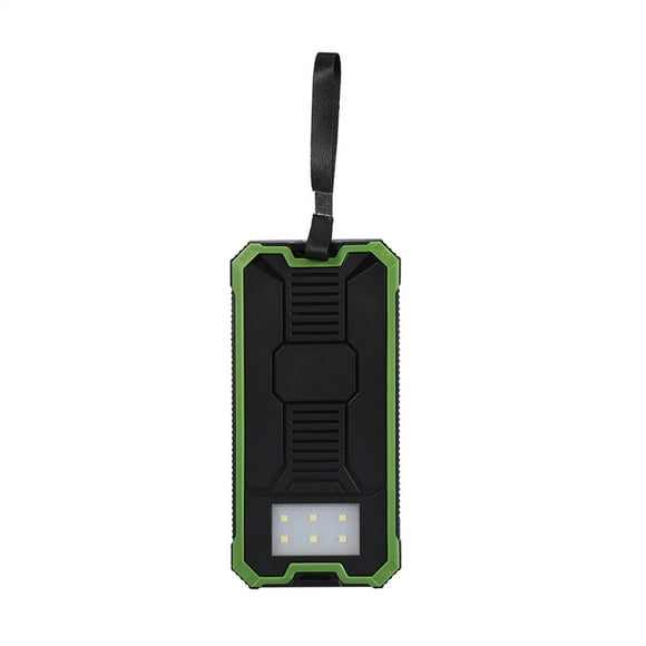 Solar Charger Power Bank 20000MAH, Proporciona Puertos y Linternos USB Duales, Banco de Baterías Recargables de Cargador Inalámbrico Portátil para, Cámara y Otros Productos