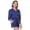 Navy, variant on Angelina Brushed Microfiber Short Sleeves Romper