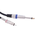 thumbnail image 3 of RCA Male To 6.35mm Plug Audio AUX Connector Cable Cord 1 piece 2M, 3 of 6