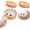 Clear Glitter + White, variant on Dice Squish Toys, Slow Rebound Squeeze Stress Balls, White, 2.28", Stress Relief Sensory, 2 Pack (Dice)