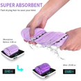 thumbnail image 2 of Microfiber Hair Towel Wrap for Women, 2Packs Super Absorbent Drying Hair Wrap Towel for Anti Frizz, Quick Hair Dry Hair Turban for Drying Curly, Long & Thick Hair with Button, 2 of 3