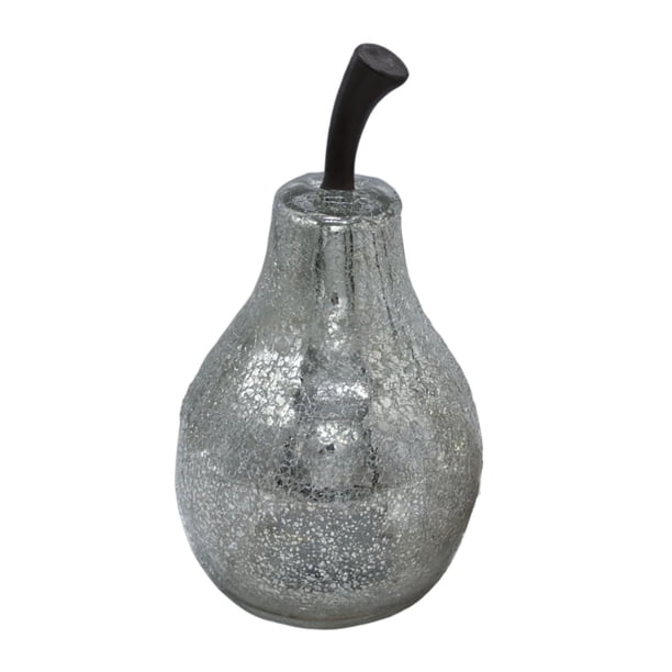 Lámpara LED de cristal con forma de pera y forma de fruta, funciona a pilas, para decoración de porches delanteros, ligera 235 x 15 cm