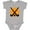 AC-Heather Grey, variant on Inktastic Field Hockey Player Team Coach Boys or Girls Baby Bodysuit