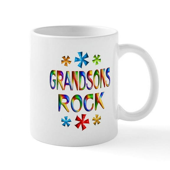 CafePress - Grandson Mug - 11 oz Ceramic Mug - Novelty Coffee Tea Cup