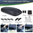thumbnail image 6 of CuisinSmart Hard-shell Automotive Cargo Boxes, Black, 12 cu ft, 165 lbs, 6 of 7