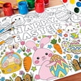 thumbnail image 6 of LEWEEN Easter Coloring Poster Tablecloth 43x31 Inch, Kids Crafts School Activities Party Decorations, Safe Sturdy Kraft Paper Coloring Fun For Easter Celebrations, 6 of 7