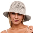 thumbnail image 1 of Sombrero plegable ligero y transpirable para mujer: sombrero de pescador con protección UV para actividades al aire libre, 1 of 6