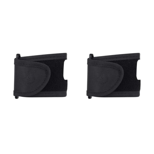 VONKY Convenient Golf Rangefinder Strap Magnetic Range Device Bar Rail Black With Hole 31x7cm 2Set