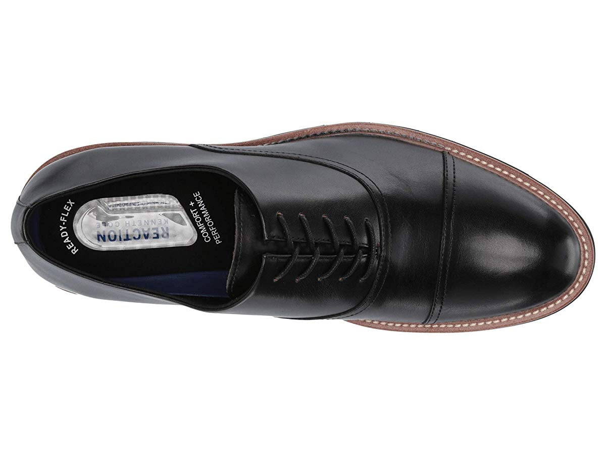 Kenneth Cole Reaction Men’s Klay Flex cap-Toe. Little fade on the toe Kenneth Cole Reaction Mens Klay Flex Cap Toe Oxfords Brown 8  main image 3