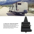 thumbnail image 3 of 12 Pin Flat Trailer Socket, Versatile Durable 12 Pin Trailer Plug Socket  for, 3 of 8