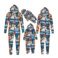 thumbnail image 5 of Penkiiy Family Christmas Onesies Matching Sets Pajamas Holiday Cute Print Pjs Hoodie Fleece Sleepwear for Couple and Kids 7 Years Multicolor, 5 of 5