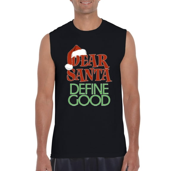 Normal is Boring - Men's Graphic T-Shirt Sleeveless, up to Men Size 3XL - Christmas Define Good