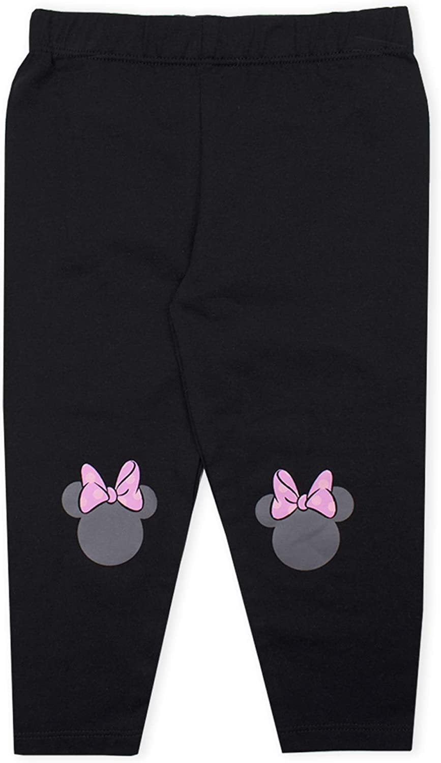 Disney 3-Piece Minnie Mouse Clothes for Girls and Toddlers, Shirt, Vest, and Pants