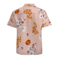 thumbnail image 3 of High Quality Hawaiian Shirts for Men Short Sleeve Aloha Beach Shirt Floral Summer Casual Button Down Shirts Blouses 44AFT2, 3 of 7