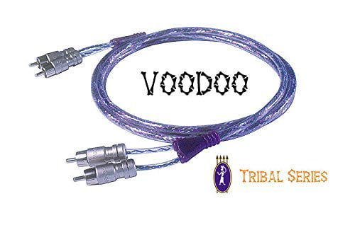 NEW VOODOO 9.6 ft 3 Meter RCA Interconnect cable BLUE OFC Copper 