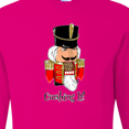 thumbnail image 4 of Inktastic Crushing It Nutcracker Long Sleeve T-Shirt, 4 of 5