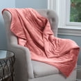 thumbnail image 4 of Tranquility Kid's Weighted Throw Blanket for Children, 6lbs with Washable Cover, Pink, 4 of 6