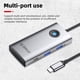 thumbnail image 5 of Divisor de base de expansión PD100W Adaptador de concentrador USB para computadora portátil (PW11-6PCR-GY) Ndcxsfigh Para estrenar, 5 of 5