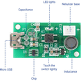 thumbnail image 2 of Atomization Disc DC 5V USB Humidifieration Atomization Disc Mirco Interface Mist Maker with Timing Switch for DIY Home, 2 of 8