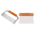 thumbnail image 4 of Rongfmy MagiDeal 2 Sets Stainless Steel Wavy & Straight Soap Mold Loaf Potato Cutter Tools, 4 of 9
