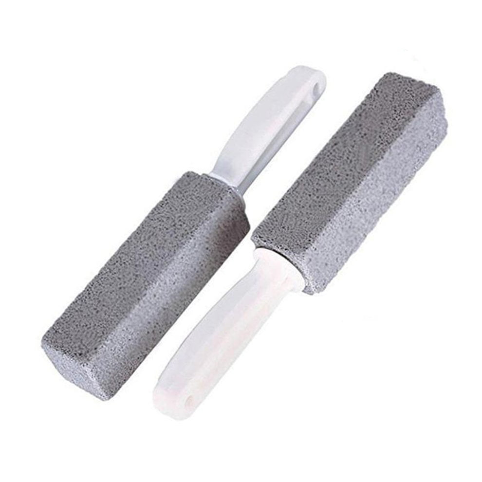 2PCS Pumice Stone Toilets Cleaning Brush With Long Handle Stone Cleaner BZ2