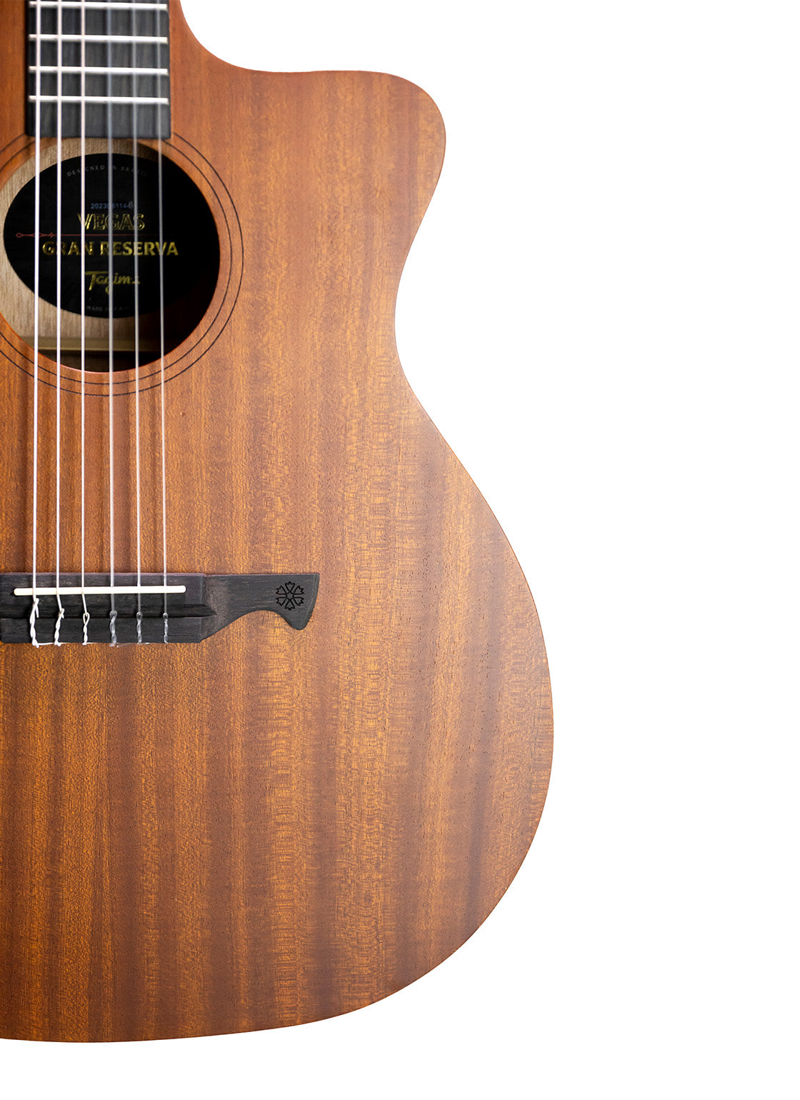 Tagima VEGAS GRAN RESERVA EQ-NTOP NYLON Acoustic Guitar – Sapele, Tagima EQ, Techwood Fingerboard