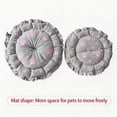 thumbnail image 6 of Plush Round Pet Bed, Soft Foldable Drawstring Adjustable Pet Cushion Bed, Non‑Slip Warm Sleeping Nest for Small Dogs Cats, Cozy Indoor Pet Sleeping Mat for Rest and Sleep, 6 of 7
