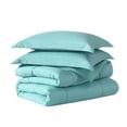 thumbnail image 3 of American Home Collection Comforter Set - Extra Soft Microfiber - 3 Piece Comforter and Pillow Shams Set - King/Cal-King, Aqua, 3 of 8