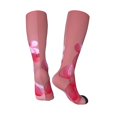thumbnail image 3 of Zufioo Pink Balloon Puppy Art Print Long High Thigh Socks Knee-High Warm Stocking Women Boot Sock Leg Warmer High Socks for Daily Wear, Cosplay, 3 of 6