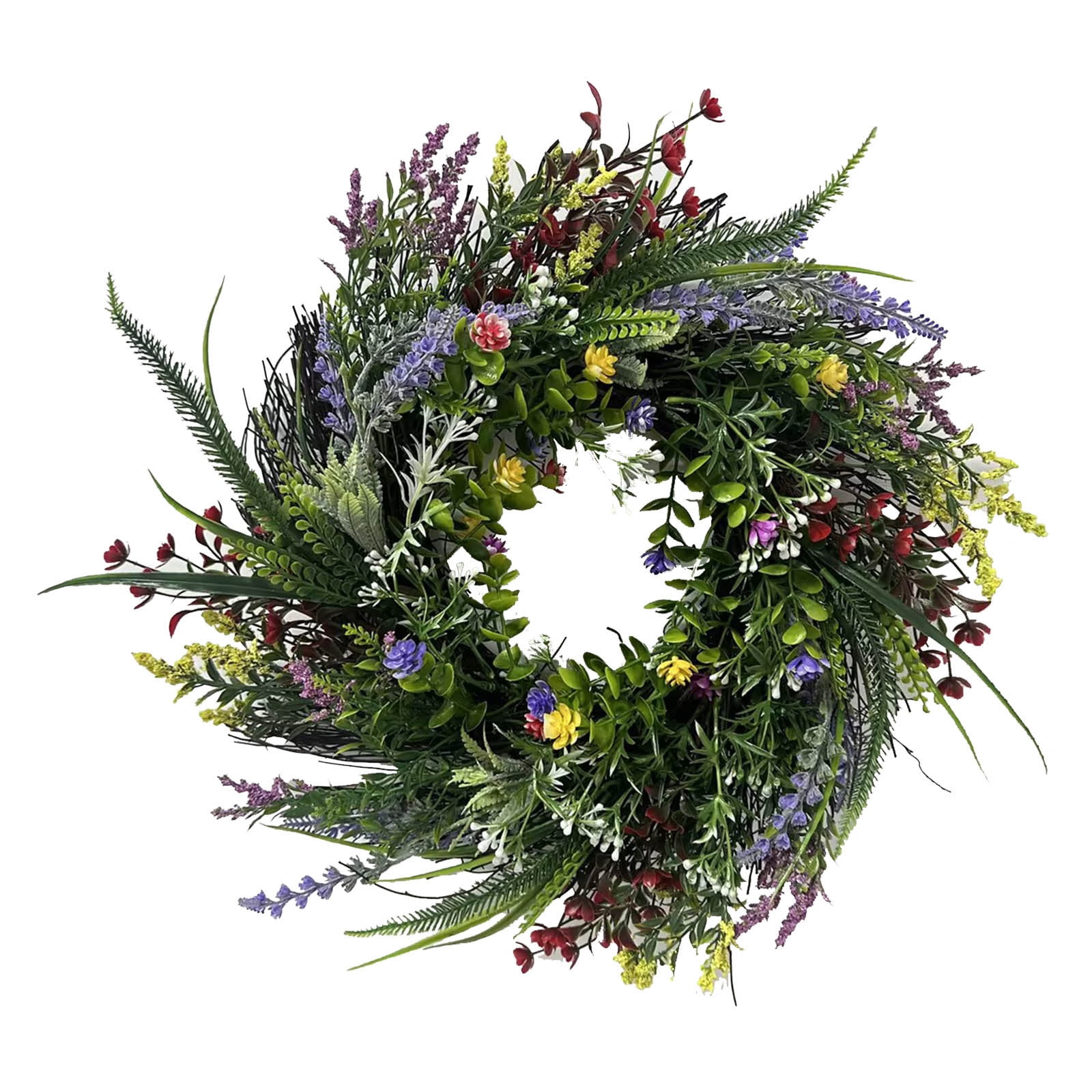 Couronne de porte Toute l'Année, Couronnes de Gypsophiles De Printemps, pour Les Décorations de Vacances